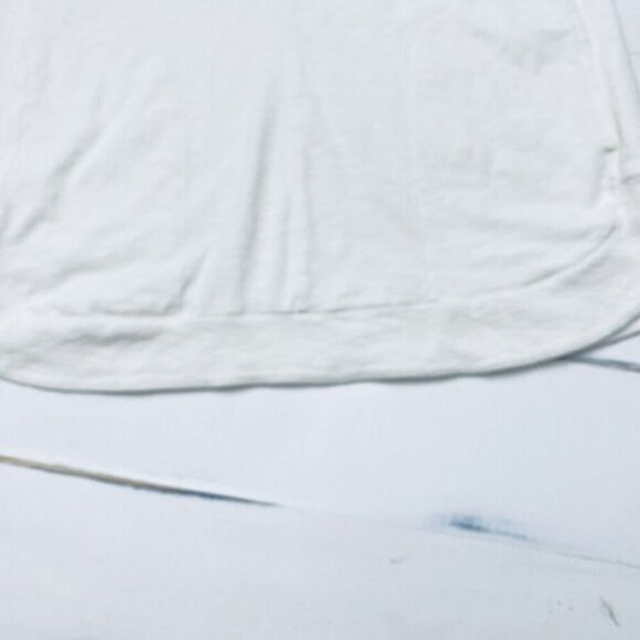 J Jill Wearever Collection Ivory Ribbed V-Neck Long Sleeve SIze Small - Picture 8 of 14